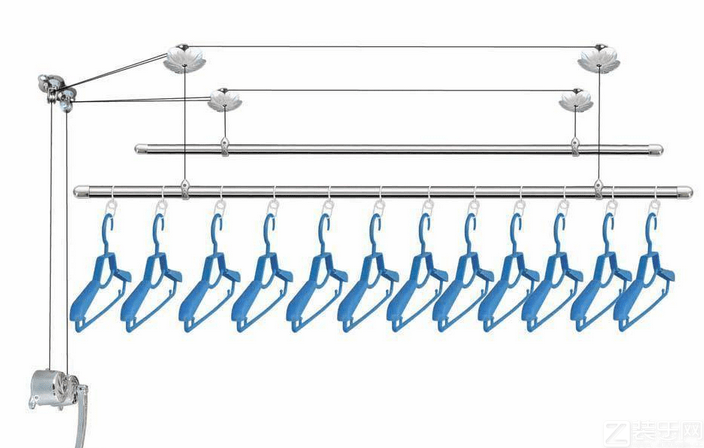 升降式晾衣架